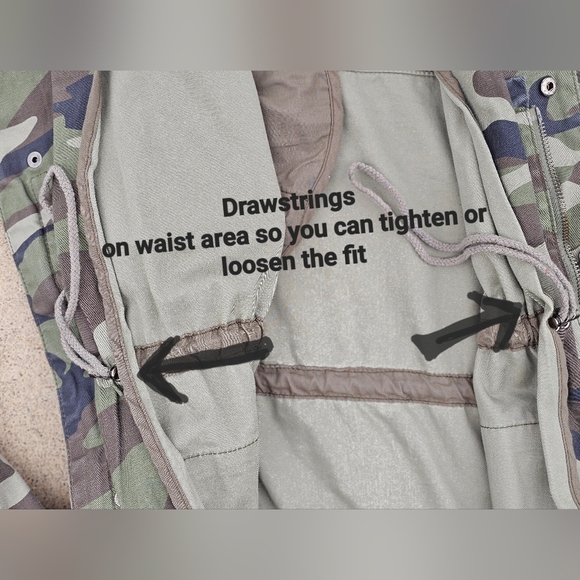 Thread & Supply Camo Jacket w/Waist Drawstring - Medium - Picture 10 of 15